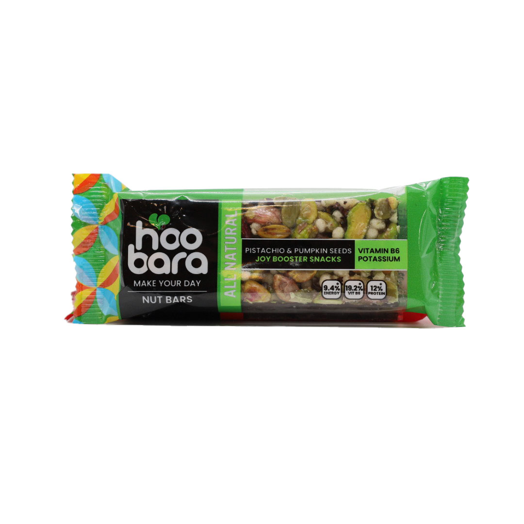 نات بار پسته و تخم کدو هوبارا 35 گرمی