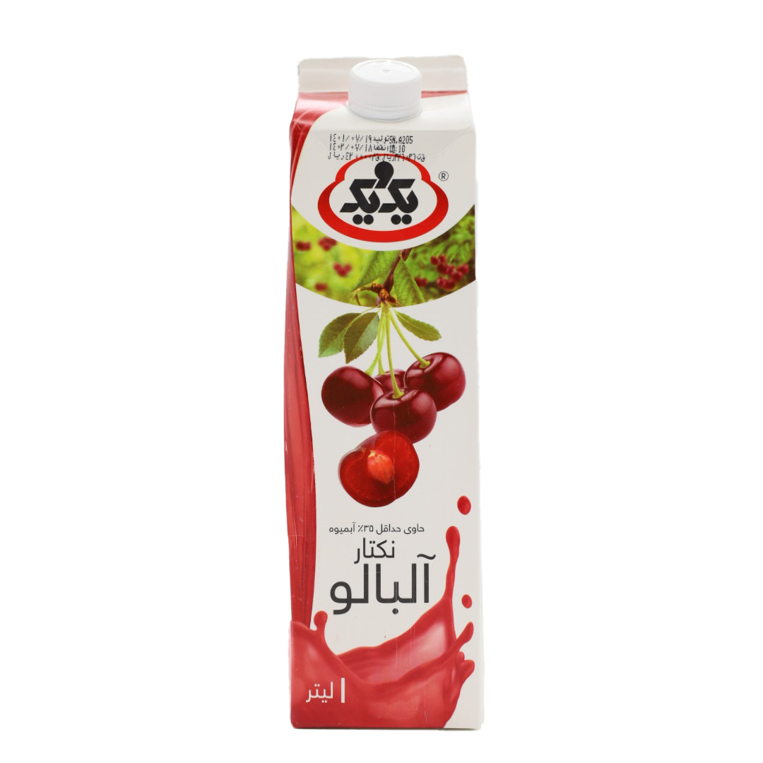 نکتار آلبالو یک و یک 1 لیتری