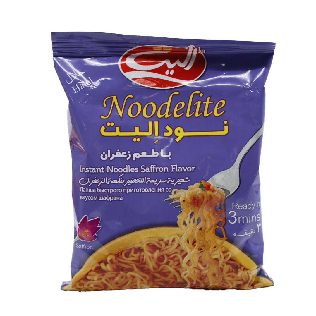 نودل با طعم زعفران الیت 75 گرم