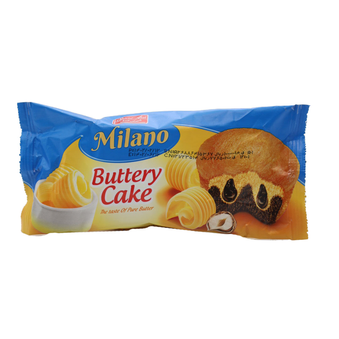 کیک کره‌ای دوقلو میالانو با مغز کرم کاکائو و طعم فندق 70 گرمی