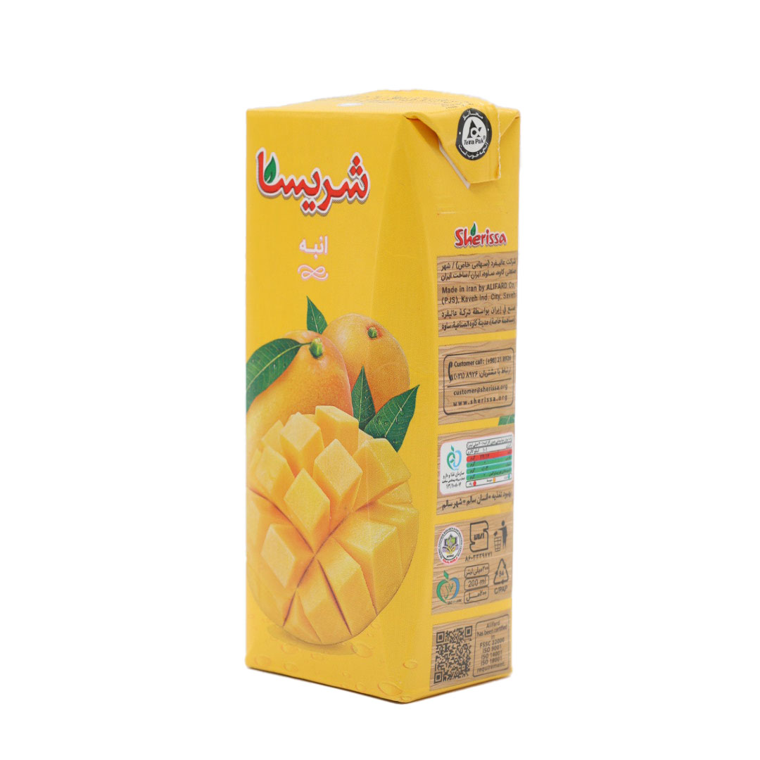 نوشیدنی انبه شریسا 200 سی سی