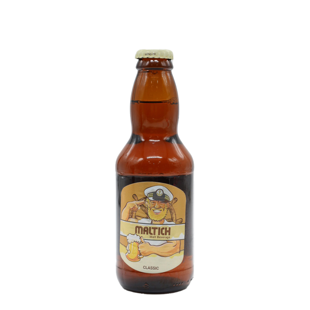 نوشیدنی مالت با طعم لیمو مالت ایچ شیشه ای 250 سی سی