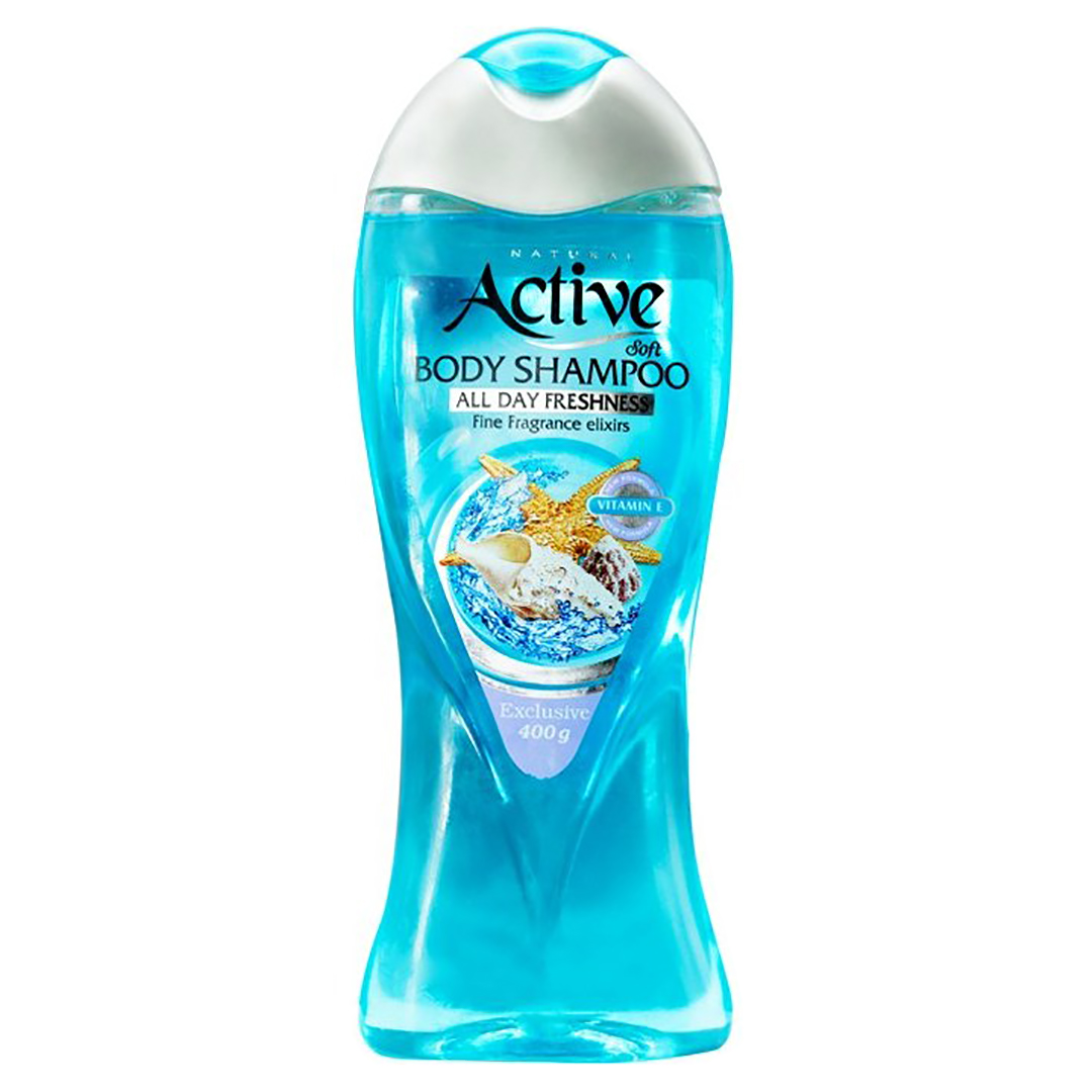 شامپو بدن آبی اکتیو 400 گرمی