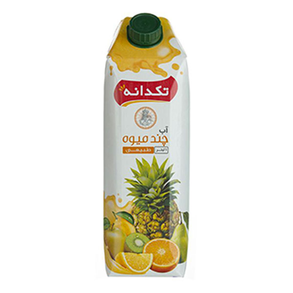 آب چند میوه تکدانه 1000 سی سی