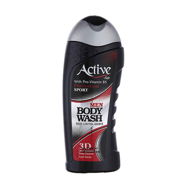 شامپو بدن مشکی اکتیو مدل اسپرت آقایان 400 گرمی