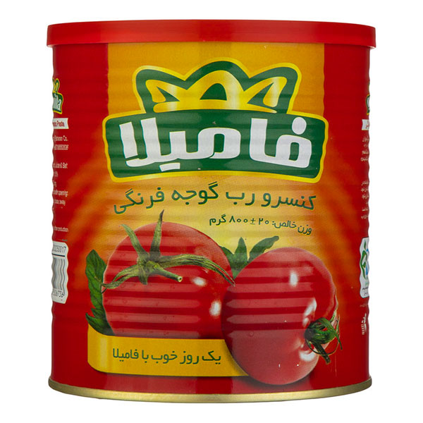 رب گوجه فرنگی فامیلا وزن 800 گرم