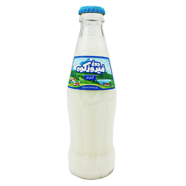 دوغ گازدار شیشه 250 سی سی فیروزکوه