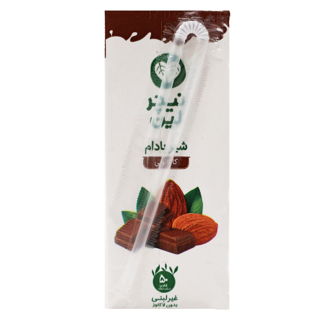 شیر بادام با طعم شکلات پاکت 200 سی سی نیچرلین