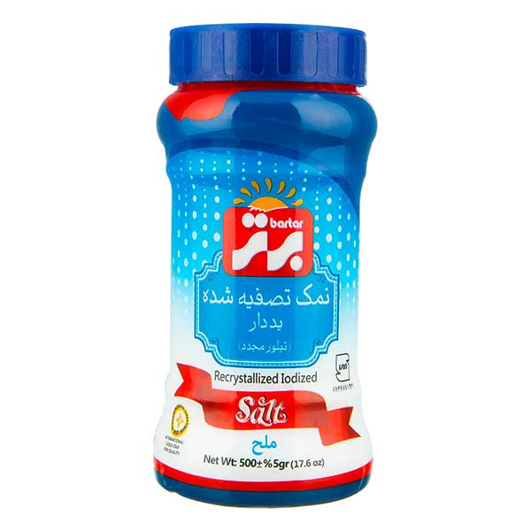 نمک تصفیه شده یددار برتر 500 گرمی