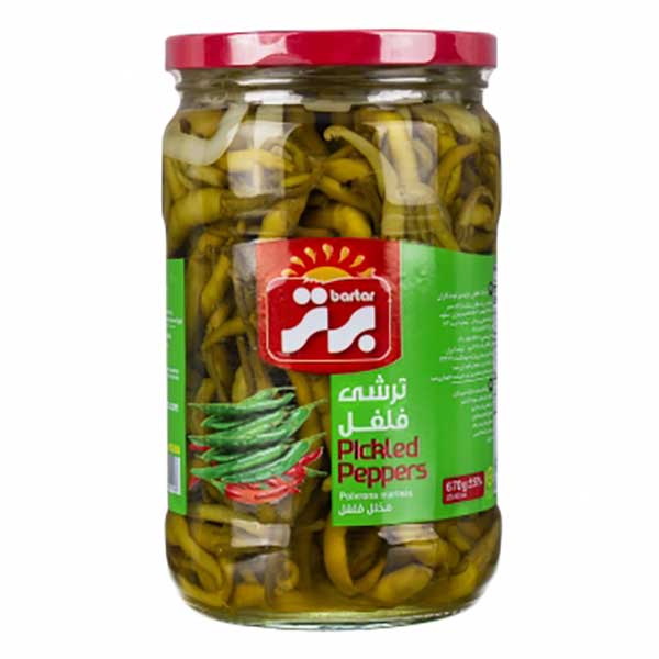 ترشي فلفل سبز برتر 670 گرمی