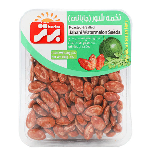 تخمه شور برتر جابانی وکیوم 120 گرمی