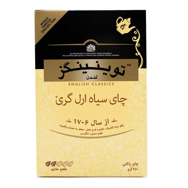 چای سیاه ارل گری توینینگز 450 گرمی