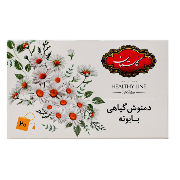 دمنوش کیسه ای بابونه گلستان 20 عددی