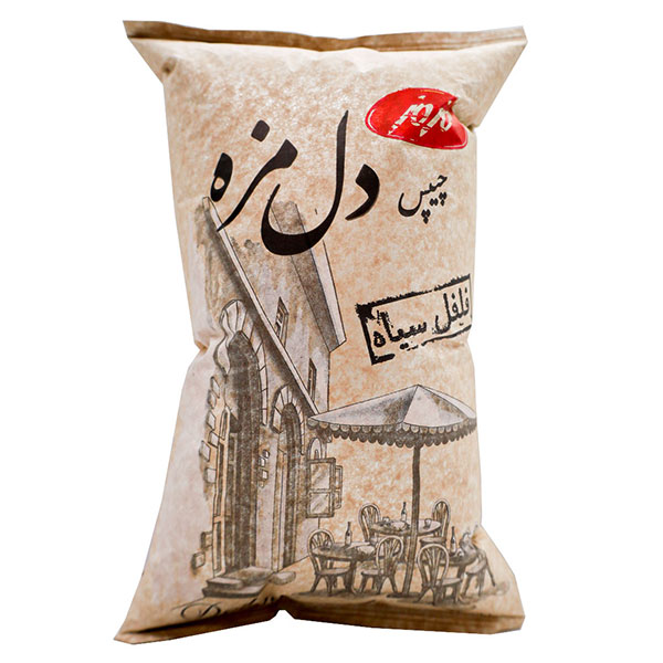 چیپس سنتی دل مزه فلفل سیاه مزمز 90 گرمی