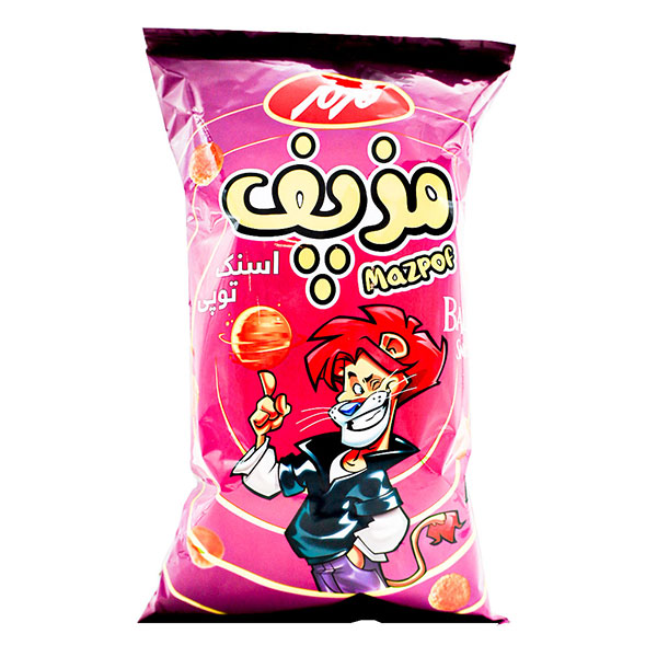 اسنک توپی مزپف با طعم پنیر 85 گرمی