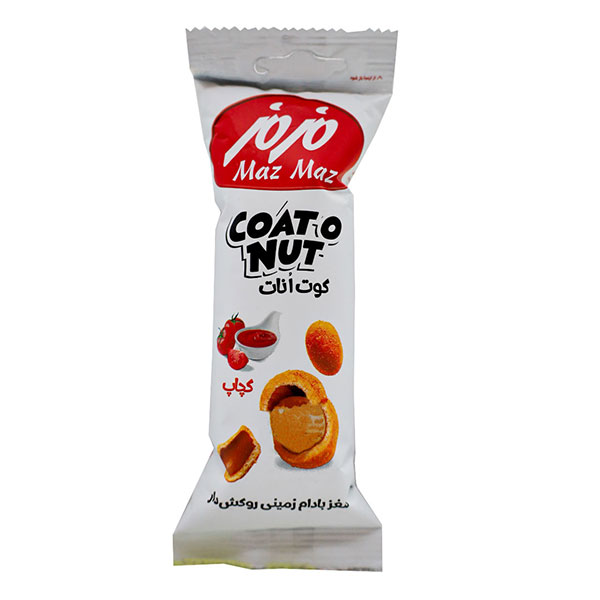 بادام زمینی روکشدار طعم کچاپ مزمز 35 گرمی