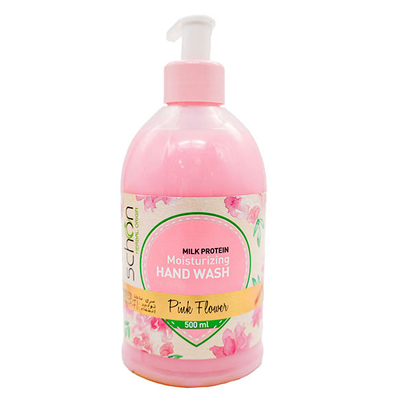 مایع دستشویی کرمی شون مدل Pink Flower حجم 500 میلی لیتر