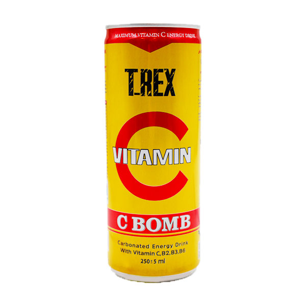 نوشیدنی انرژی زا حاوی ویتامین C تی رکس 250 میلی لیتر