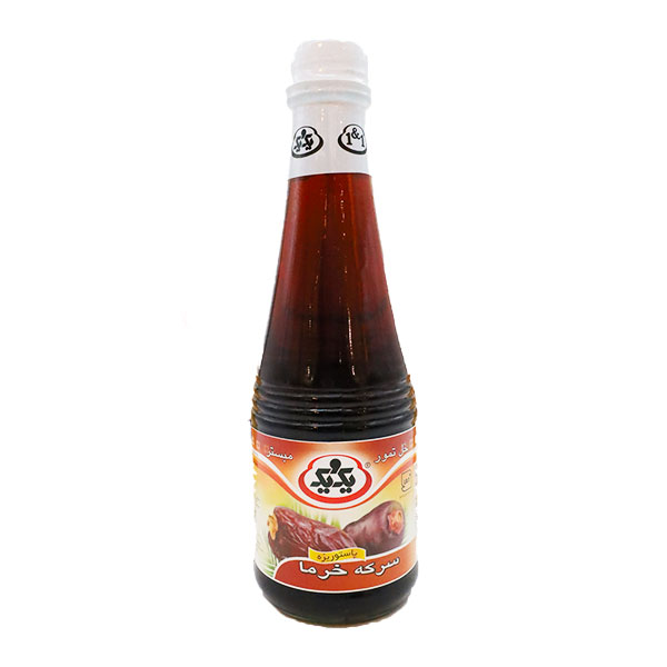 سرکه خرما شیشه‌ای یک و یک 330 سی‌سی