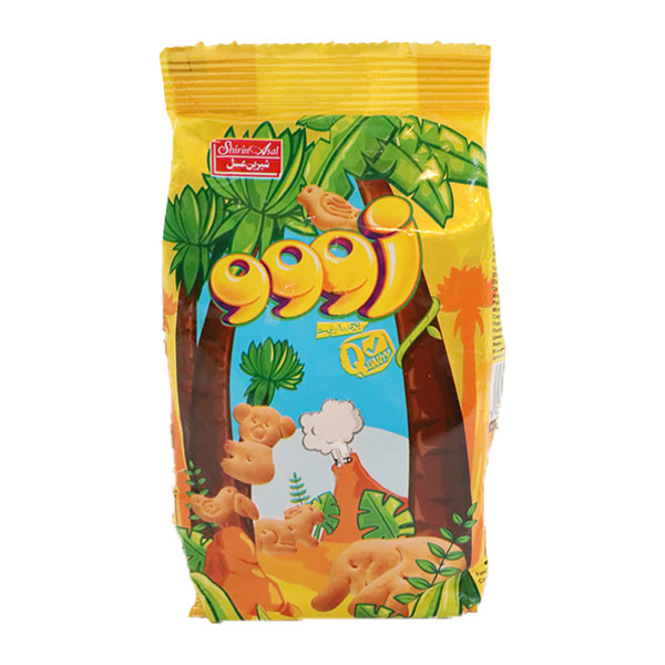 بیسکویت پتی بور باغ وحش شیرین عسل 60 گرم