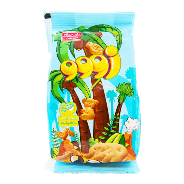 بیسکویت پتی بور نارگیلی باغ وحش شیرین عسل