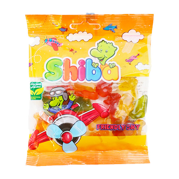 پاستیل هواپیما شیبا 90 گرمی