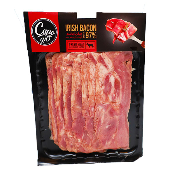 بیکن ایرلندی 97 درصد کاپو 250 گرم گوشت گوساله