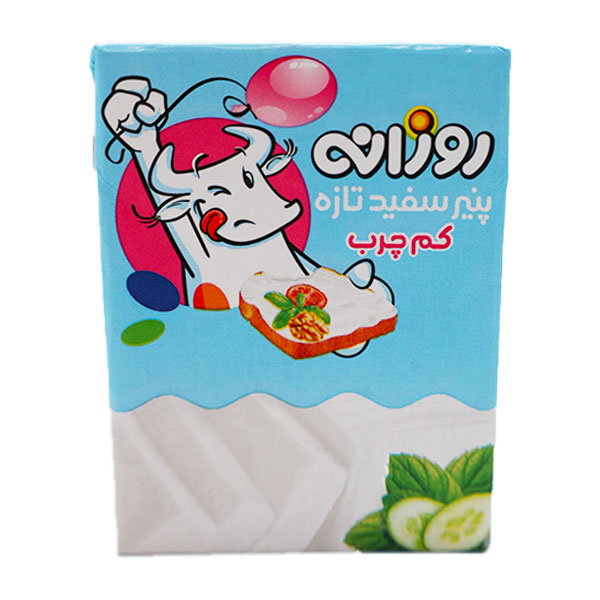 پنیر سفید تازه کم چرب روزانه 210 گرمی