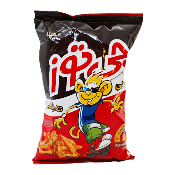 اسنک کرانچی تند و آتیشن چی توز 100 گرمی