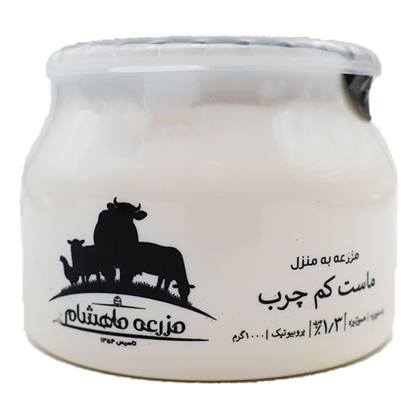 ماست کم چرب پروبیوتیک 1000 گرمی ماهشام