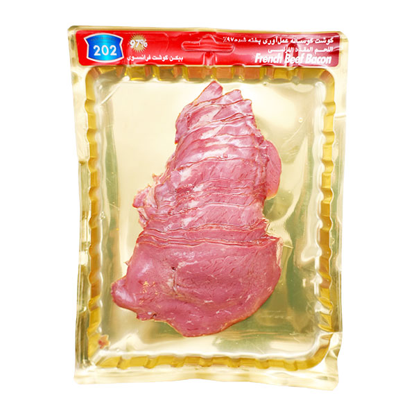 بیکن فرانسوی 97% گوشت گوساله 250 گرمی 202