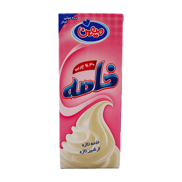 خامه 30% چربی 200 گرمی میهن