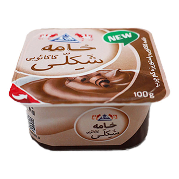 خامه کاکائویی 12% چربی 100 گرمی شکلّی