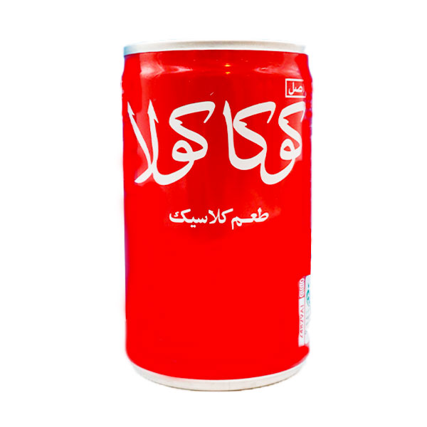 نوشابه گازدار قوطی 150 سی سی کوکاکولا
