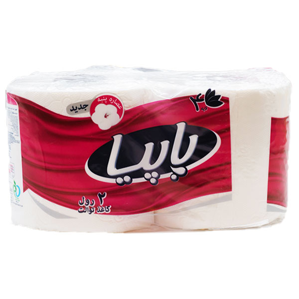 دستمال توالت 4 لایه 2 رول پاپیا