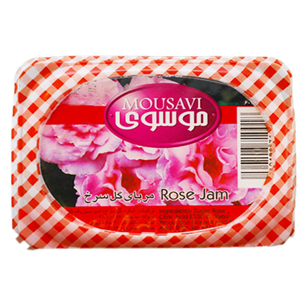 مربا گل سرخ 225 گرمی موسوی