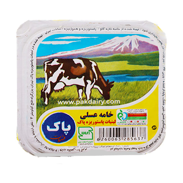 خامه صبحانه عسلی 100 گرمی پاک