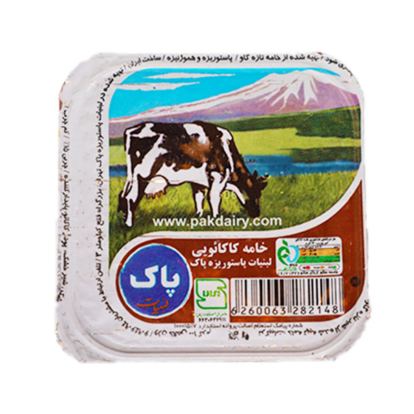 خامه کاکائویی 100 گرمی پاک