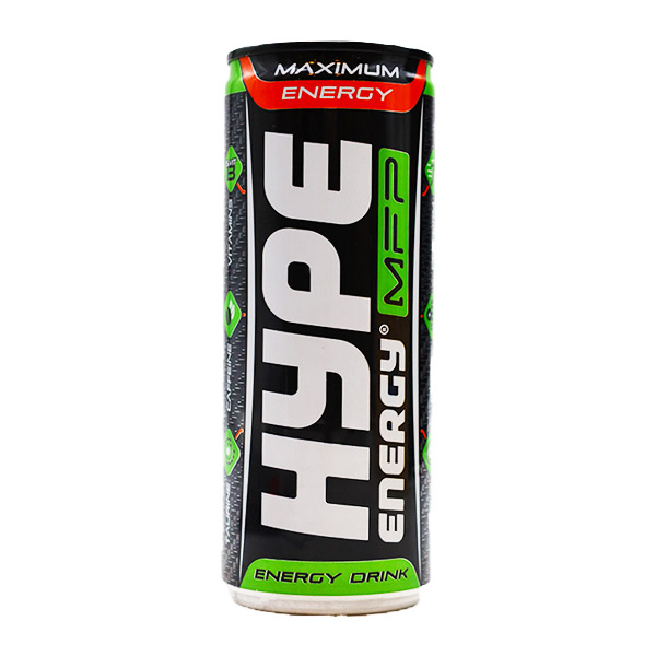 نوشیدنی انرژی زا گازدار 250 سی سی هایپ