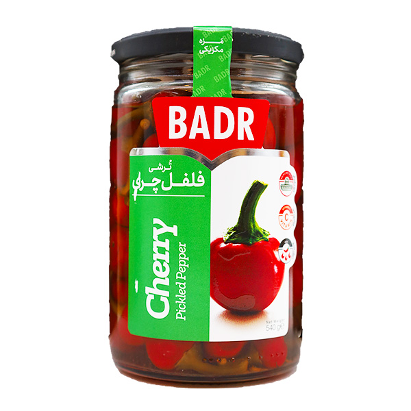 ترشی فلفل چری 540 گرمی بدر