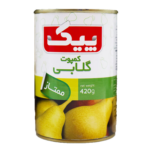 کمپوت گلابی 420 گرمی پیک