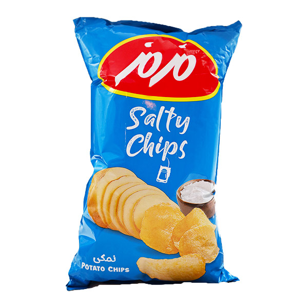 چیپس نمکی 114 گرمی مزمز