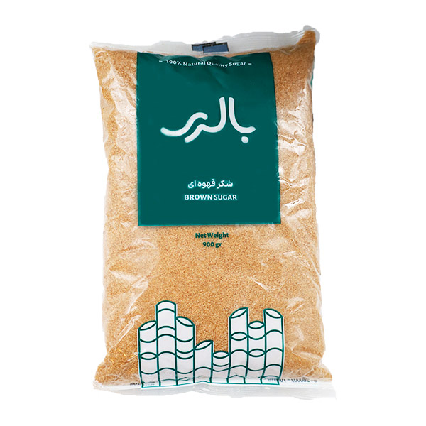شکر قهوه ای 900 گرمی بالری