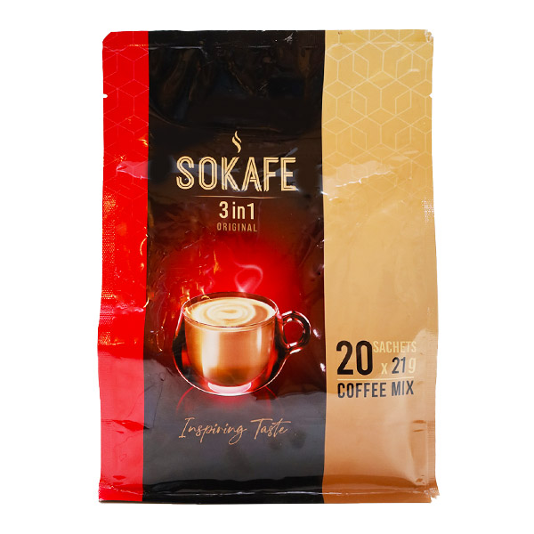 پودر قهوه فوری 3 در 1 سوکافه