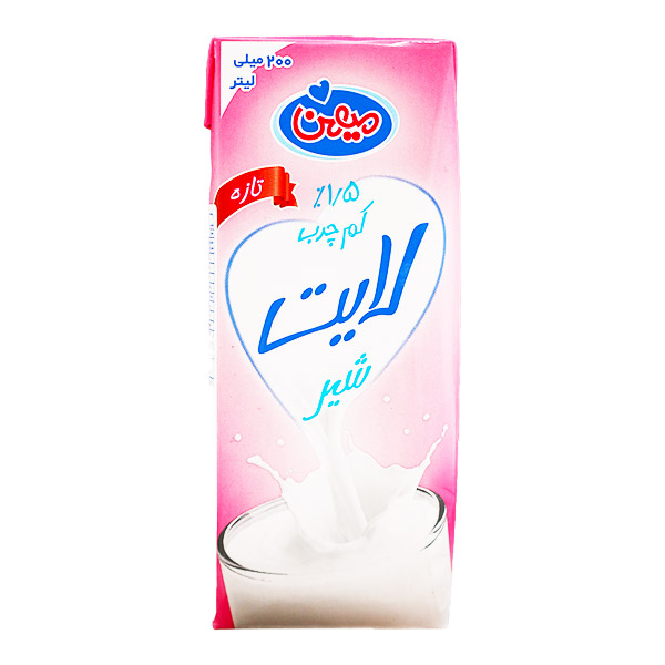 شیر کم چرب 200 میلی لیتری میهن