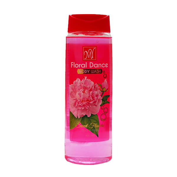 شامپو بدن فلورال دنس حاوی عصاره گل رز و گوار 420 میلی لیتری مای