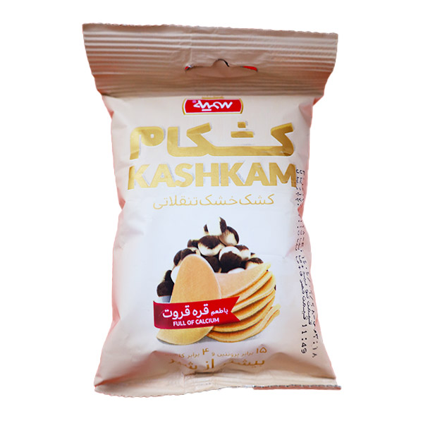 کشک خشک تنقلاتی با طعم قره قروت 25 گرمی سمیه