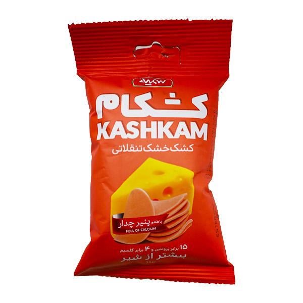 کشک خشک تنقلاتی با طعم پنیر چدار 25 گرمی سمیه