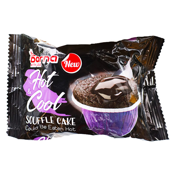 کیک لیوانی با کرم کاکائو 70 گرمی هات کول درنا