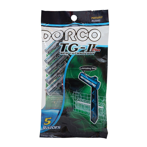 خودتراش دو لبه مردانه صابون دار 5 عددی دورکو